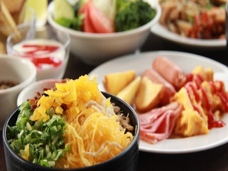 Hotel Yui-ness-Amami マリンタウンの朝食（鶏飯付き和洋バイキング）