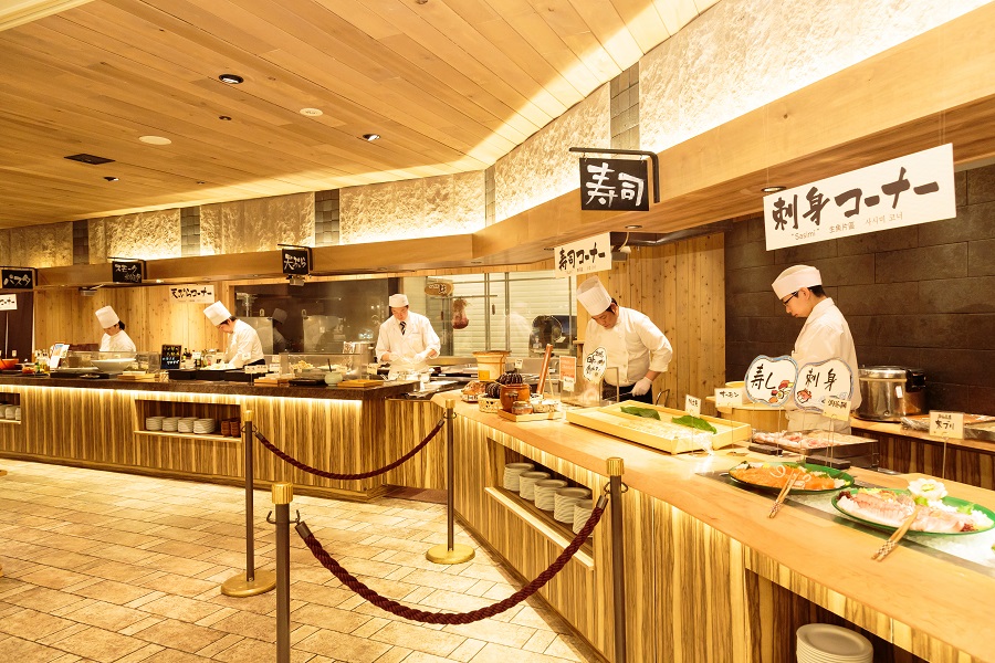 定山渓万世閣ホテルミリオーネの食事