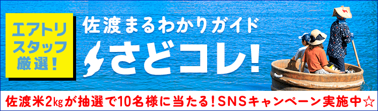 【エアトリ国内ツアー】佐渡まるわかりガイド「さどコレ！」