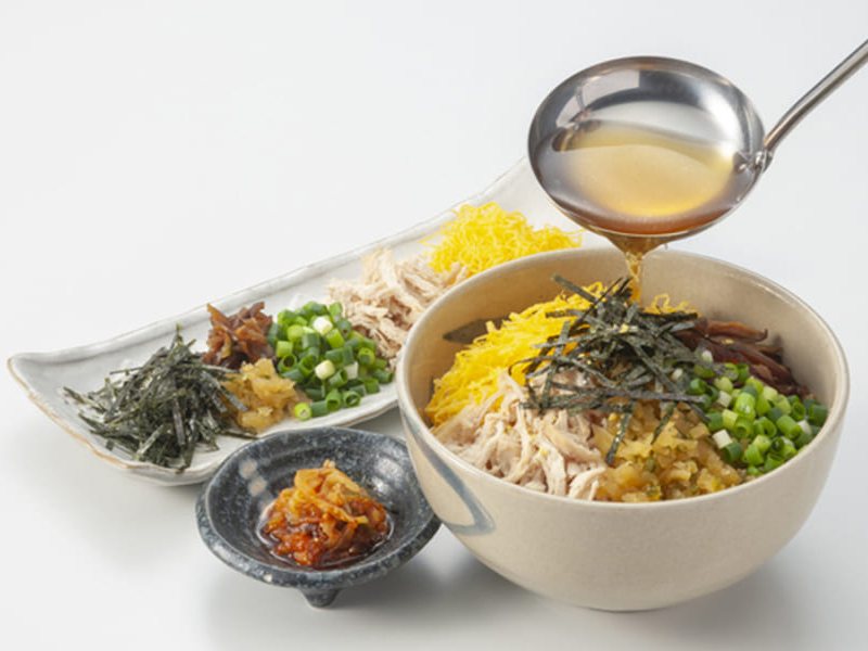 ホテルニュー奄美の朝食の鶏飯