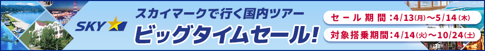 【エアトリ国内ツアー】スカイマークタイムセール