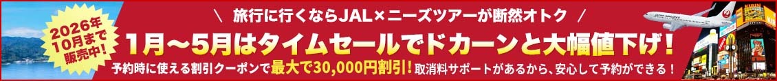 JALタイムセール+割引クーポン