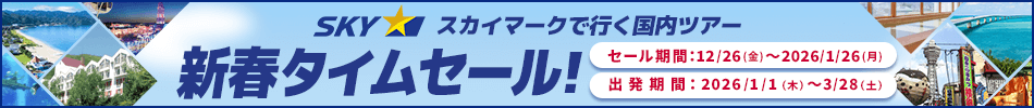 【エアトリ国内ツアー】スカイマークで行く国内ツアー