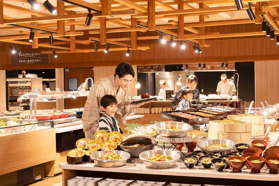 大江戸温泉物語Premium 仙台作並の食事