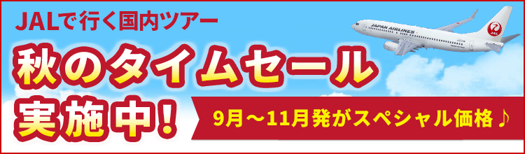 【エアトリ国内ツアー】JALタイムセール
